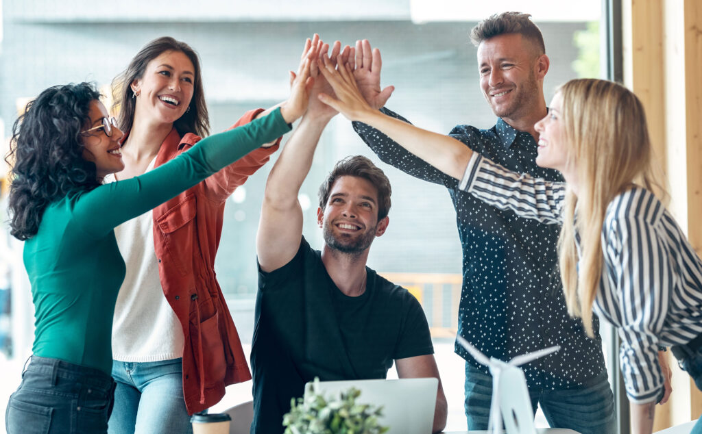 Leadership-Arbeitnehmer-Team