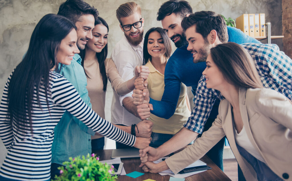 Leadership-Arbeitnehmer-Teambuilding